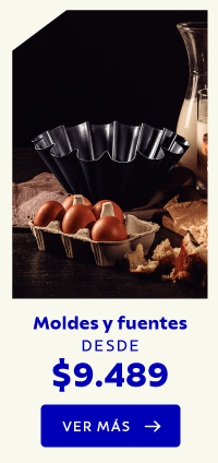 Moldes y fuentes desde $ 9489